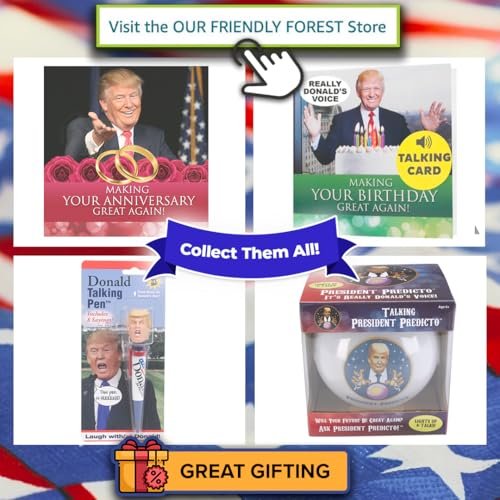 Donald Trump Talking Birthday Card - Hilarious Green Gift