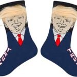 Funny Trump Socks: Novelty Gift for 2024 Supporters!