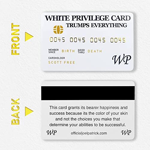 Funny White Privilege Cards - Perfect Father's Day Gift!