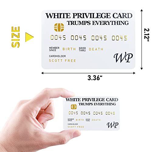 Funny White Privilege Cards - Perfect Father's Day Gift!