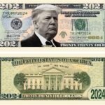 Limited Edition Trump 2024 Dollar Bill - Pack of 50