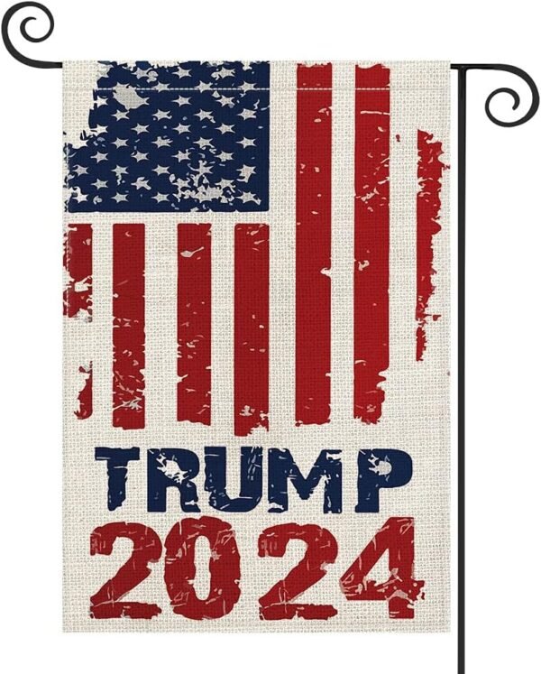 Patriotic 2024 Trump Garden Flag - Double-Sided Decoration