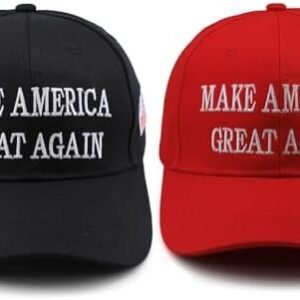 Patriotic Trump MAGA Hat - Adjustable & Machine Washable
