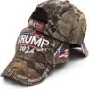 Trump 2024 Camo Hat - MAGA Adjustable Cap