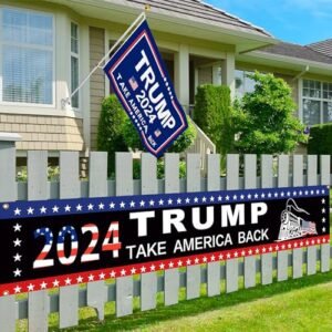 Trump 2024 Flag Set: Show Your Support Outdoors!