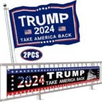 Trump 2024 Flag Set: Show Your Support Outdoors!