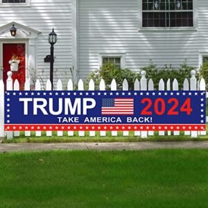Trump 2024 Take America Back Flag - Double-Sided Decor