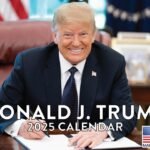 Trump 2025 Wall Calendar: Stylish Monthly Planner